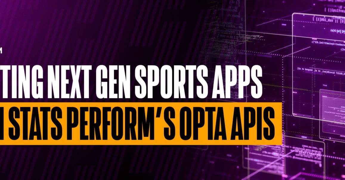 Opta Graphics Stats PerformOpta API를 활용한 차세대 스포츠 앱 및 미디어 경험 구축